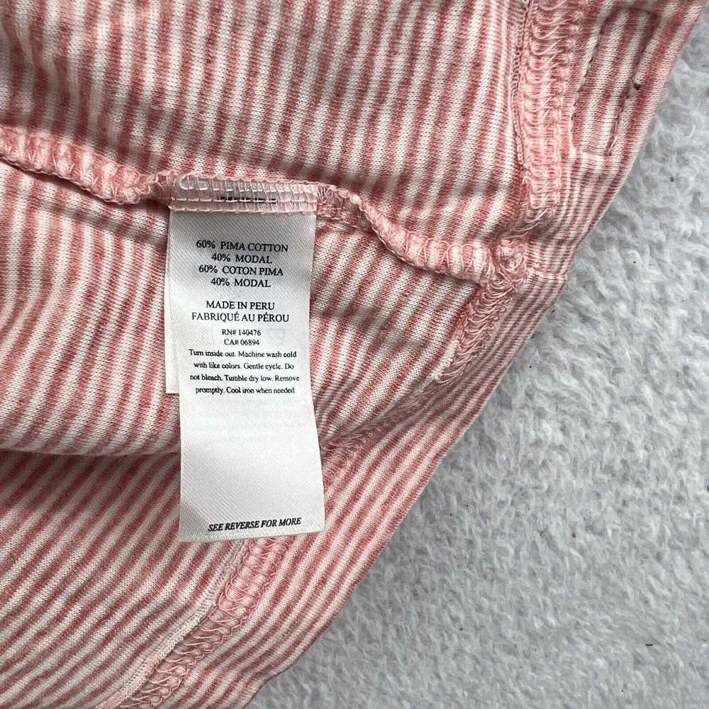 Faherty Striped Shirt Mens XL Orange Cloud Cotton… - image 9