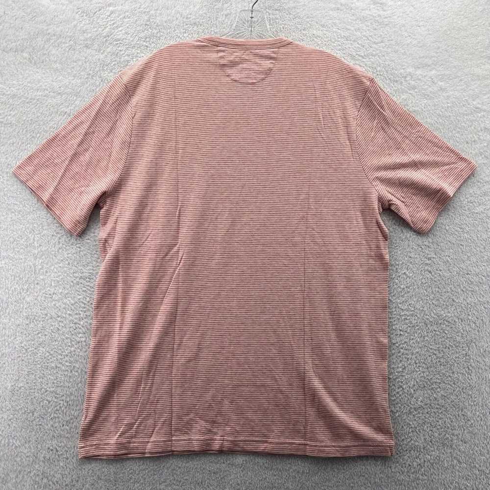 New Faherty Shirt Mens XL Orange Stripes Cloud Co… - image 10