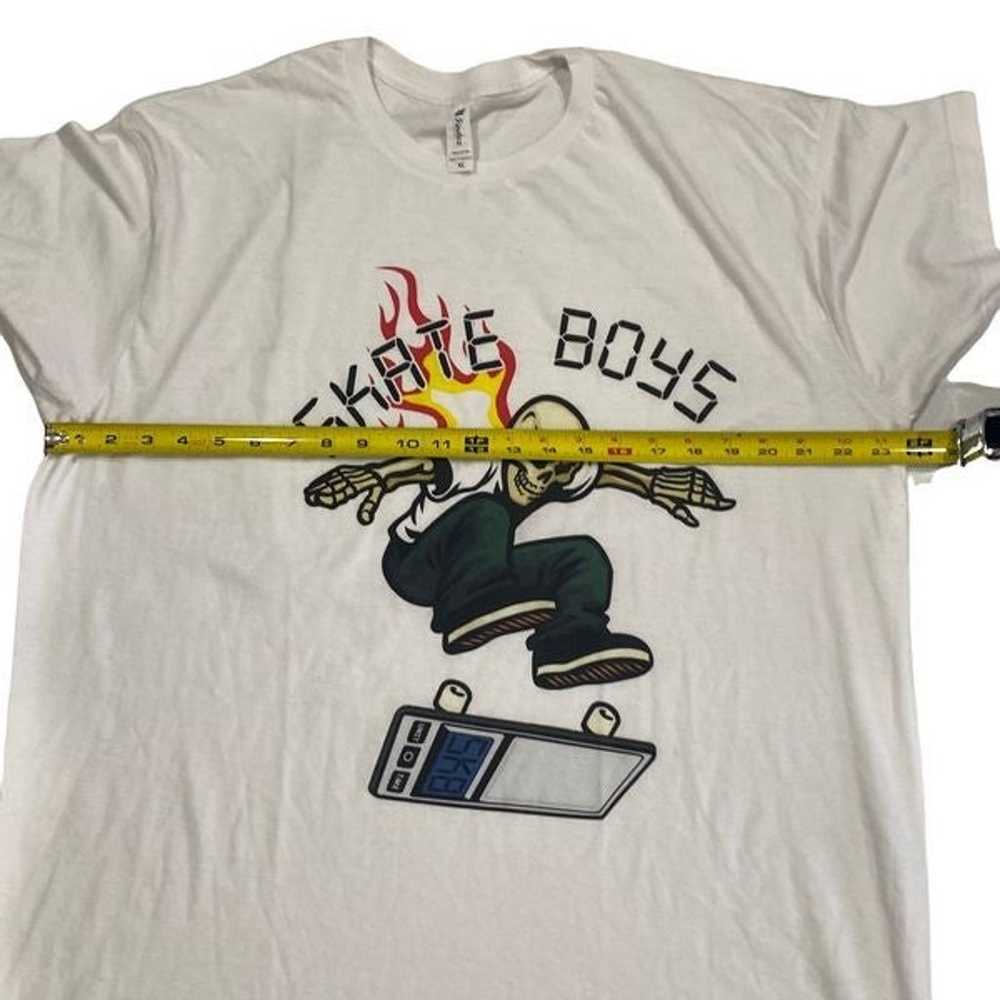 Finetex Men's Skate Boys White Size XL T-Shirt NW… - image 11