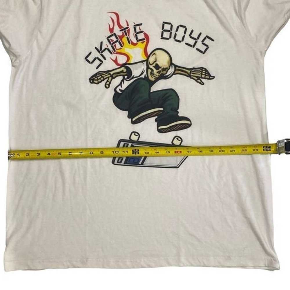 Finetex Men's Skate Boys White Size XL T-Shirt NW… - image 12
