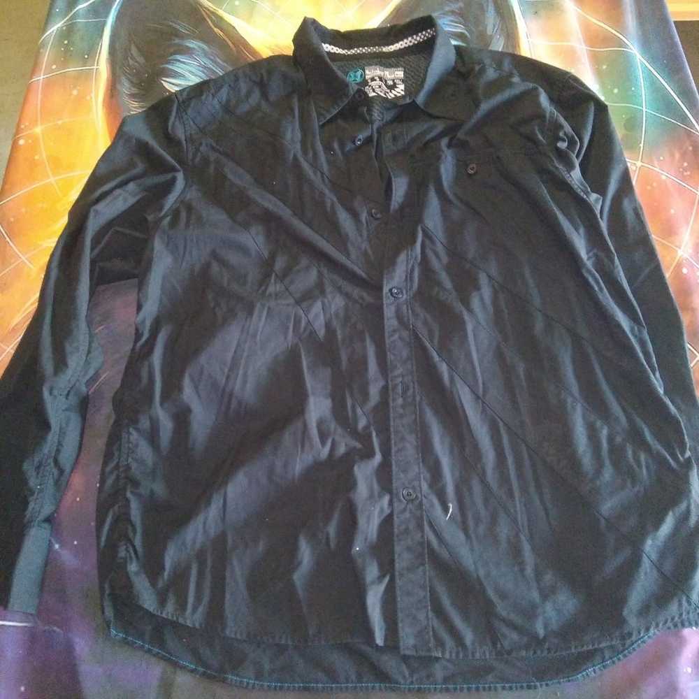 Quicksilver button down long sleeved - image 2