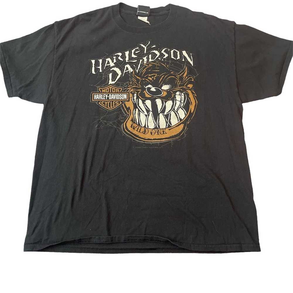 Harley Davidson Tasmanian Devil shirt - image 1