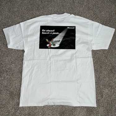 VTG Microsoft Extreme White T-Shirt Mens Size XL - image 1