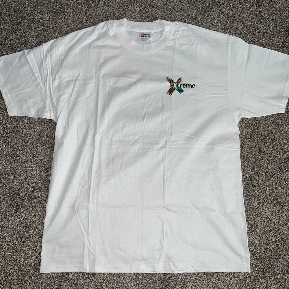 VTG Microsoft Extreme White T-Shirt Mens Size XL - image 2
