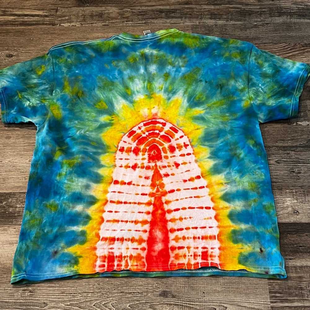 Handmade tie dye peace sign shirt - image 5