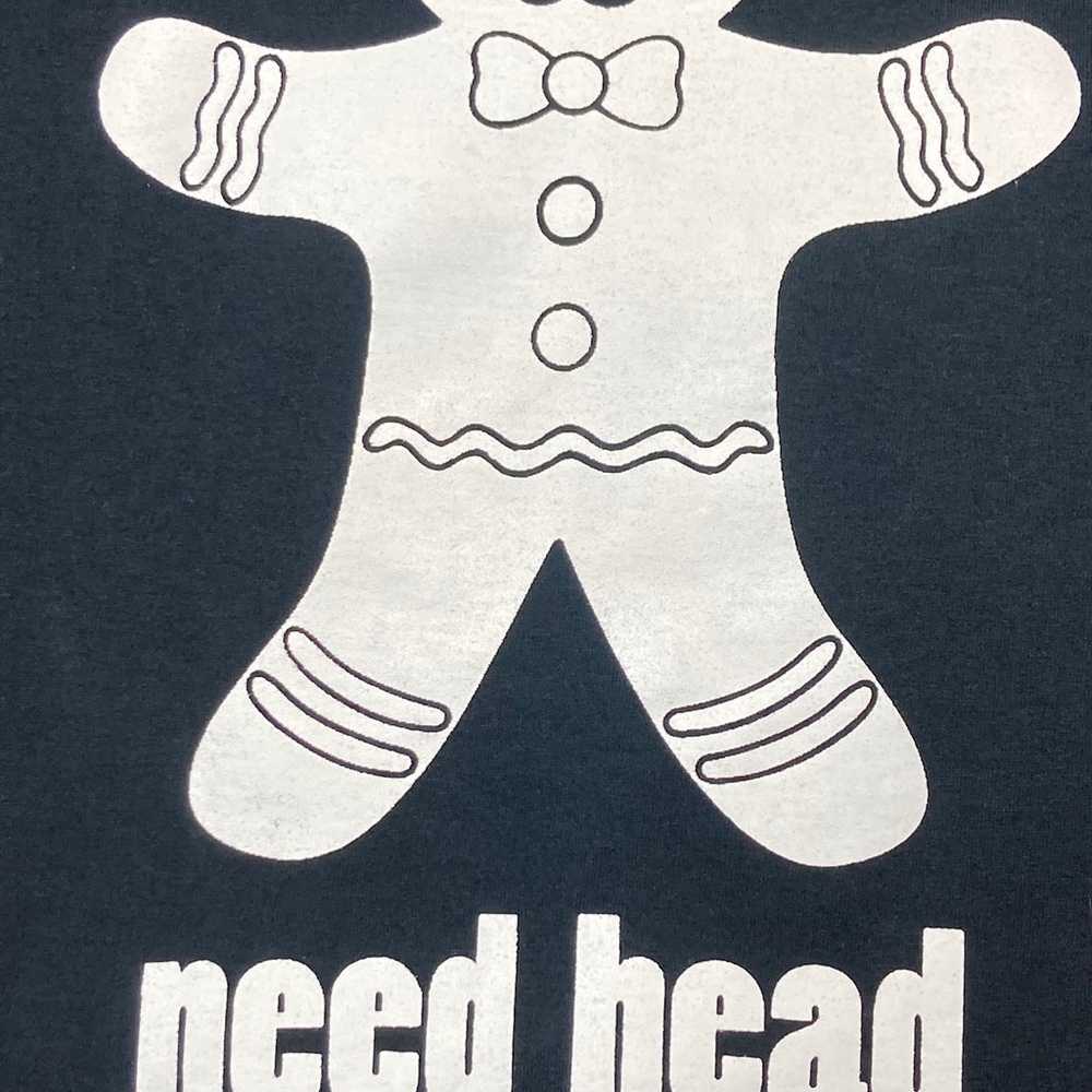 Vintage y2k graphic t shirt hot topic “need head”… - image 3