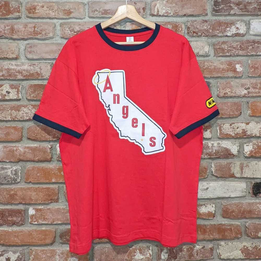 California Angels Shohei Ohtani retro ringer t-sh… - image 1