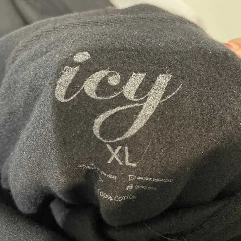 XL Saweetie "icy" hoodie (black) - image 3