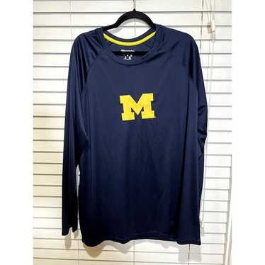 Champion Michigan Wolverine Long Sleeve Shirt - Si