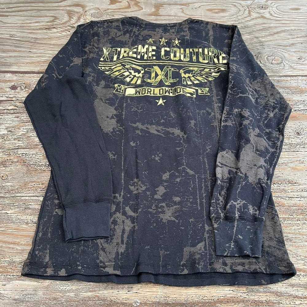 Cyber Grunge Y2K Xtreme Couture Long Sleeve Therm… - image 3