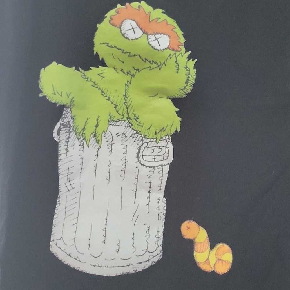 Sesame Street "Oscar The Grouch" KAWS T-Shirt - image 2