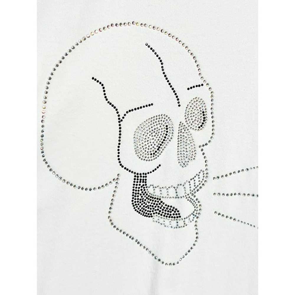 NEW REIGNING FURY Men's Babbling Skull Crystal T-… - image 3