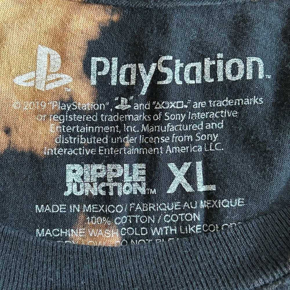 PlayStation 1994 Japan Tie Dye Tee Shirt Sony Ori… - image 7