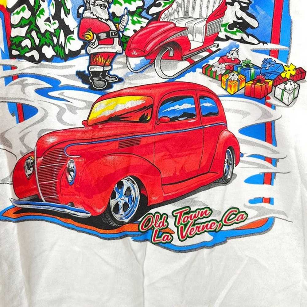 Holiday Car Show T Shirt Mens Size XL Vintage Y2K… - image 5