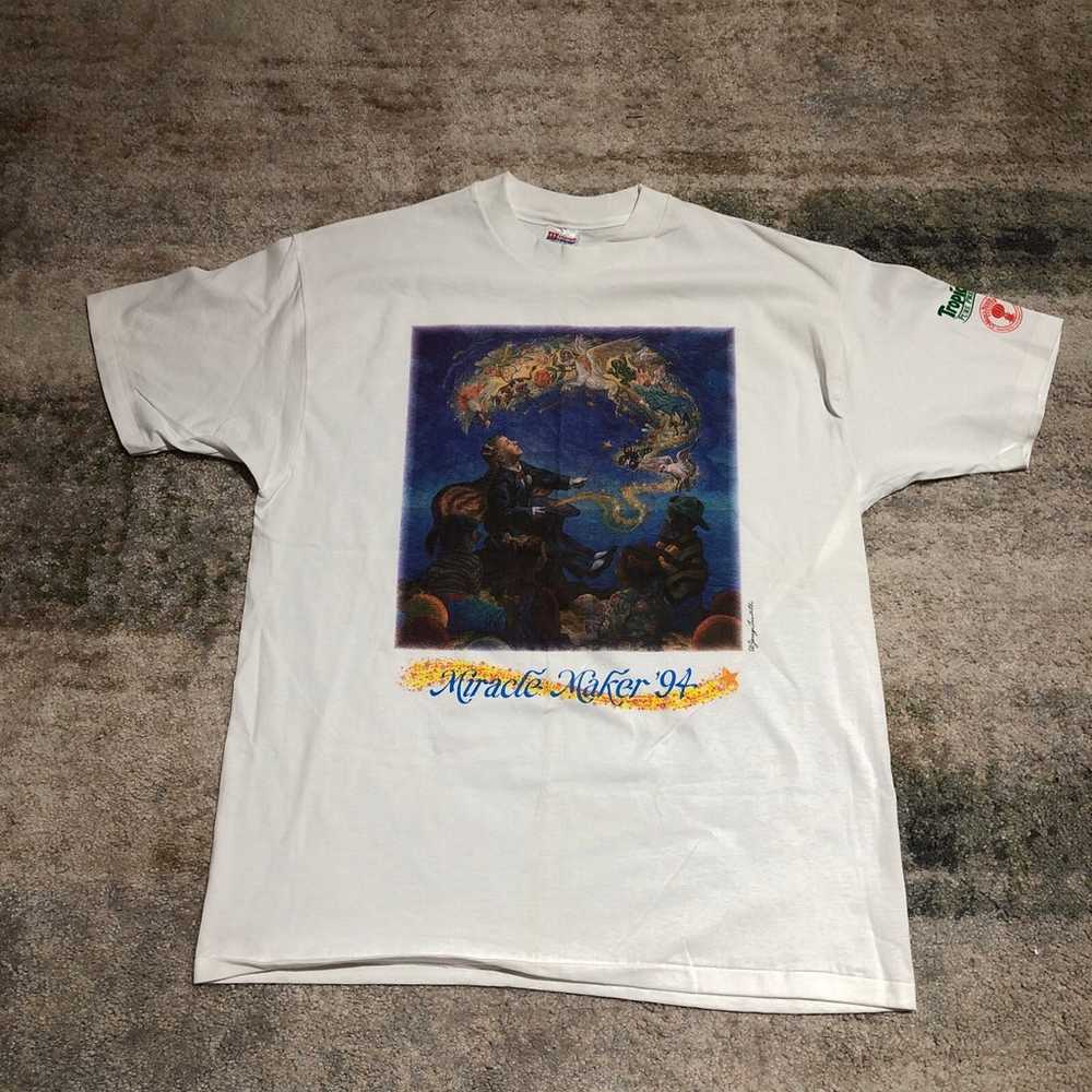 Vintage 1994 Tropicana Miracle Maker Art T-shirt … - image 2