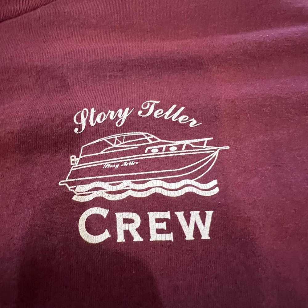 Vintage Story Teller Crew Graphic Single Stitch M… - image 3