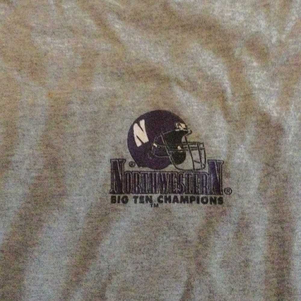 Vintage 1995 Northwestern Big 10 Champions T-Shir… - image 5