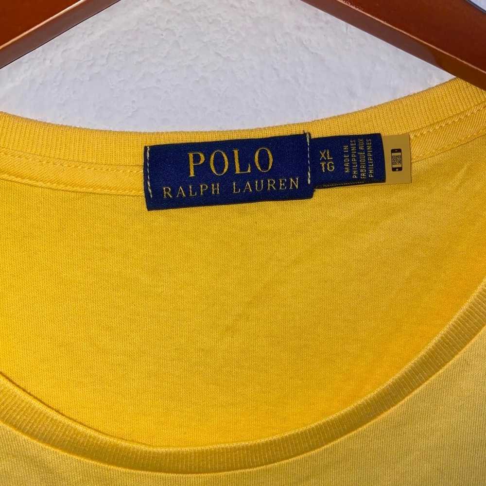 NWOT Polo Ralph Lauren Yellow Beach Bucket Hat Te… - image 3