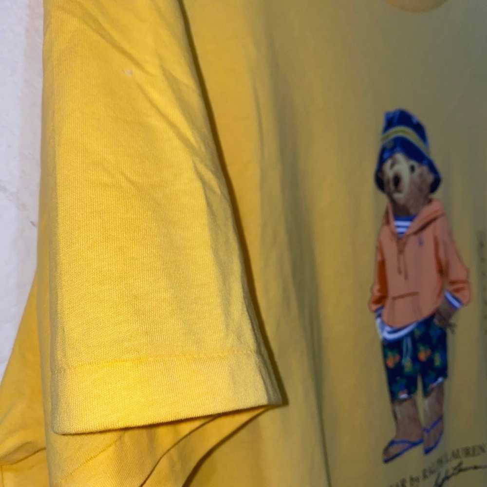 NWOT Polo Ralph Lauren Yellow Beach Bucket Hat Te… - image 4
