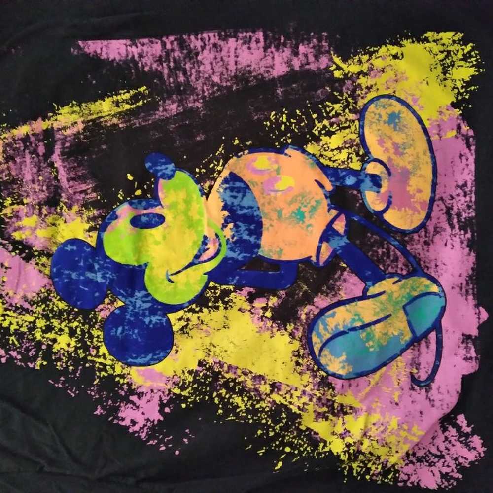 MICKEY MOUSE Disney Art Tee Shirt XL EX+ - image 6