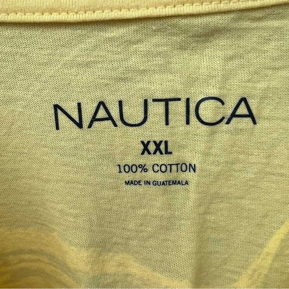 Nautica Yellow Tuna Dad Tee Shirt - image 4