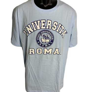 Vintage Universita Roma Light Blue Unisex Sz XXL … - image 1