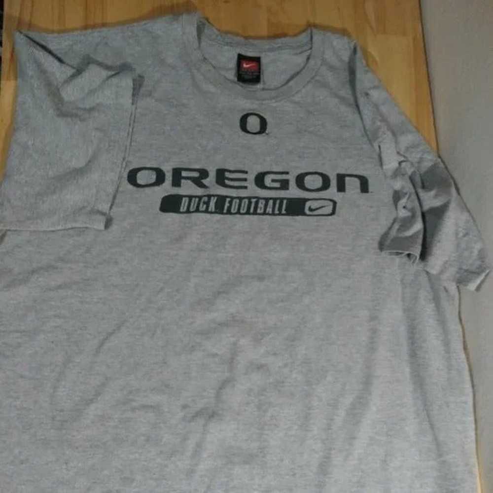 Vintage Nike Oregon Ducks Football Logo T-Shirt - image 2