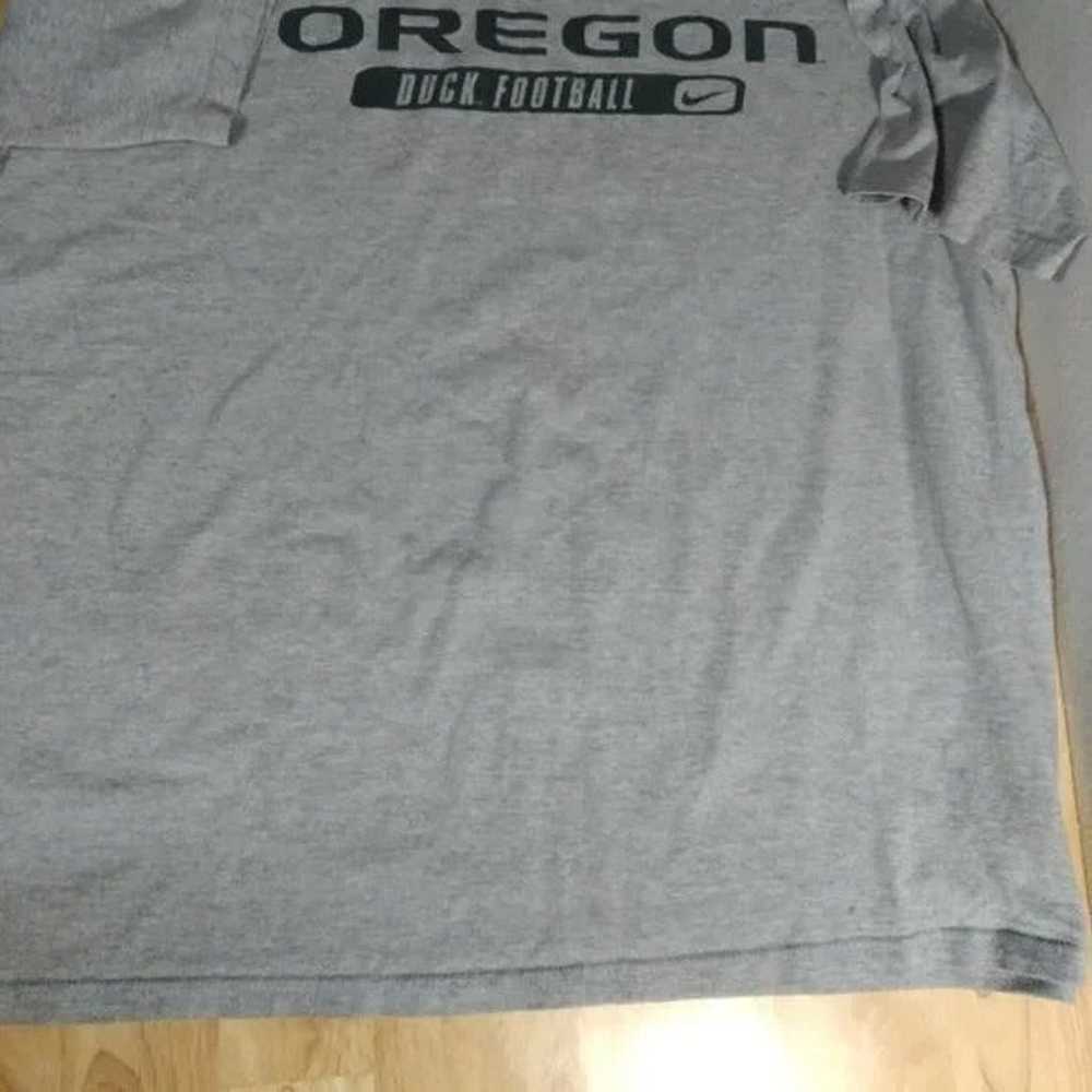 Vintage Nike Oregon Ducks Football Logo T-Shirt - image 3