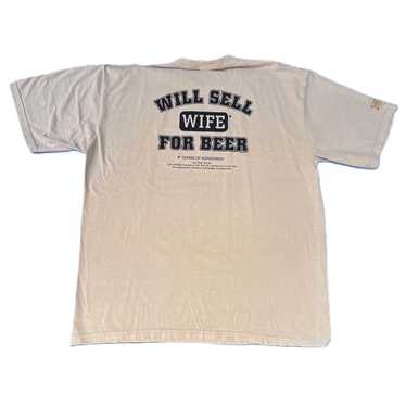 Vintage Will Sell Wife For Beer Comedy Beer Dyed … - image 1