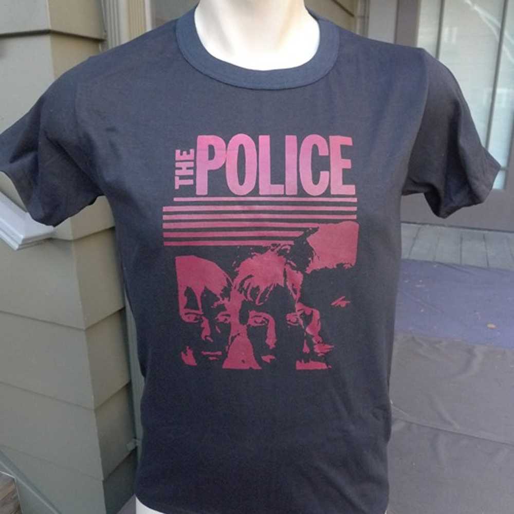 1980s The Police Single Stitch Shirt (C) Licensed… - image 1