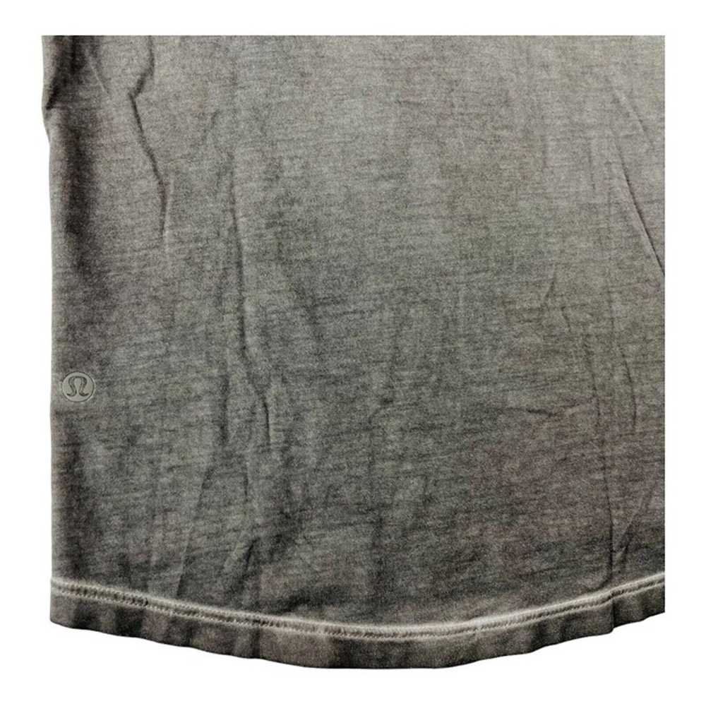 Lululemon Stone Brown Athletic Stretch T-Shirt Me… - image 4