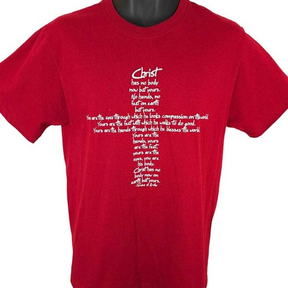 Vintage Christian T Shirt Mens Size Small Y2K Jes… - image 1