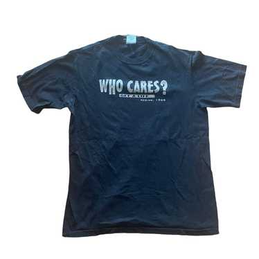 vintage lucky brand who cares tee small - image 1