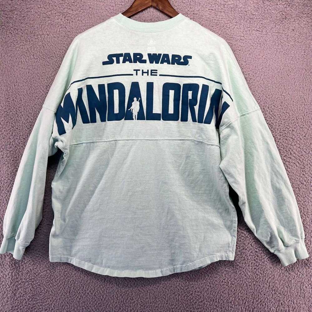 Disney Mandalorian Shirt Adult Small Blue Spirit … - image 8