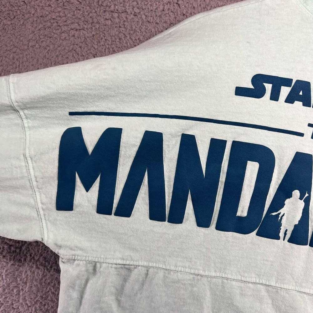 Disney Mandalorian Shirt Adult Small Blue Spirit … - image 9