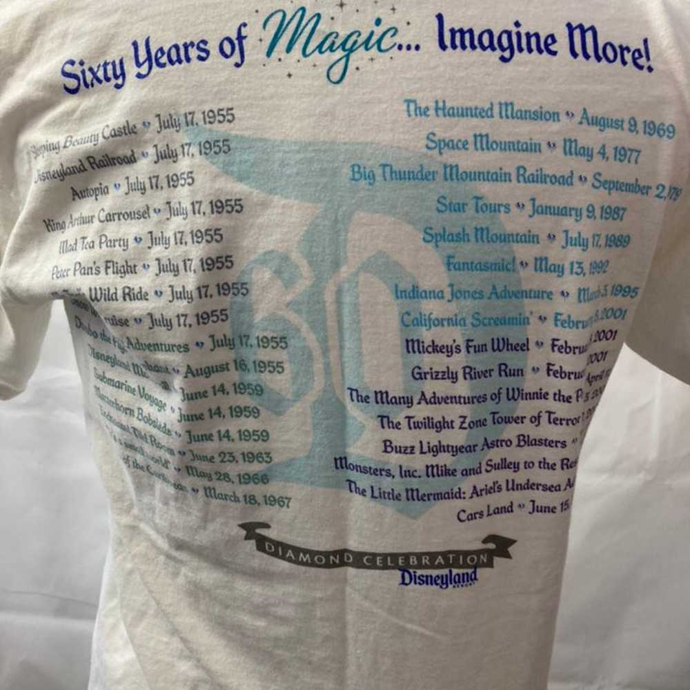 Disney 60 Year Anniversary Shirt Small - image 4