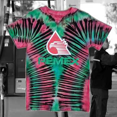 PeMex logo  tie-dye t-shirt - image 1