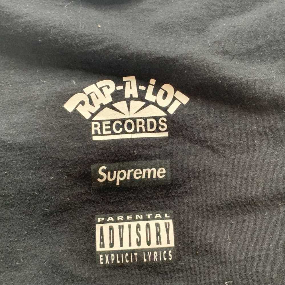 Supreme Rap A Lot Records Tee Black Size L SS17 T-Shirt Mob Ties