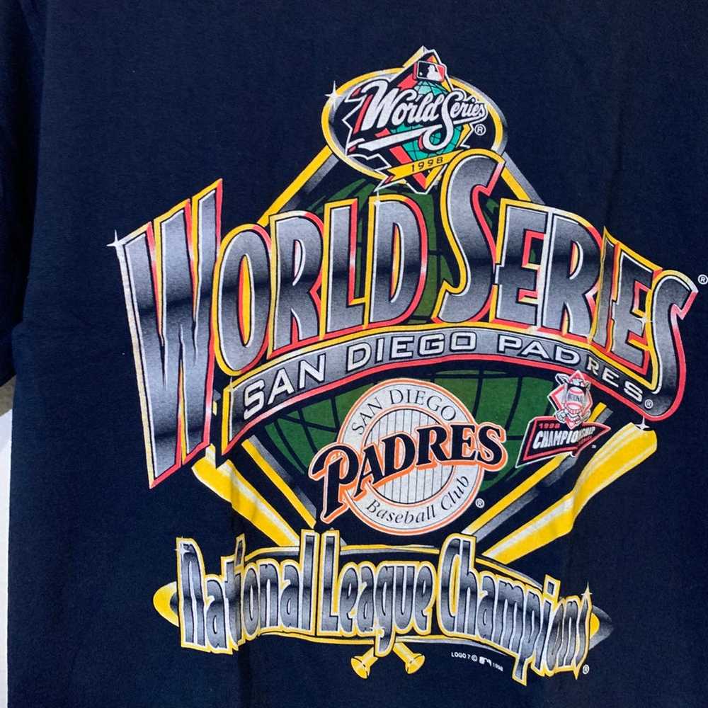 World series San diego padres vintage shirt 1998 - image 2