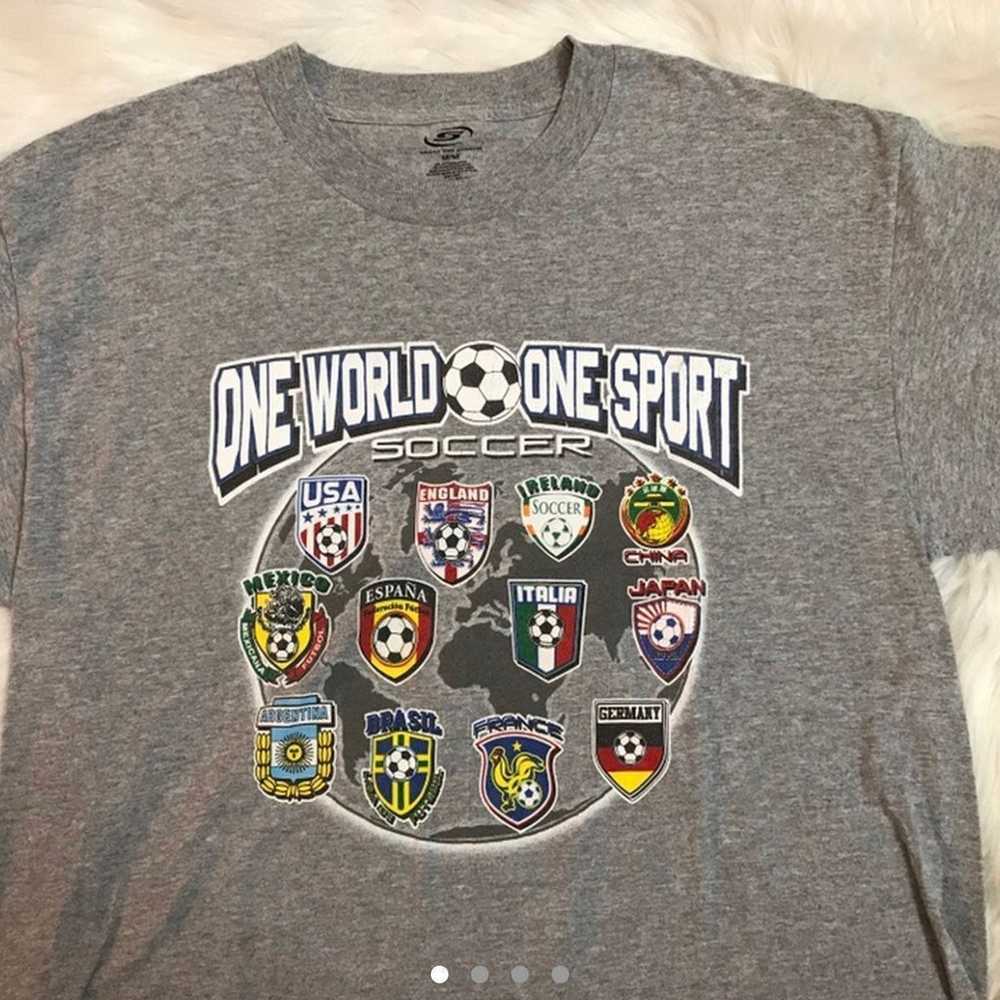 Vintage soccer t-Shirt - image 2