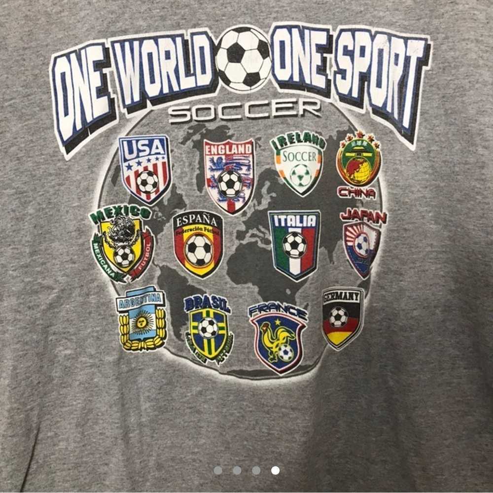 Vintage soccer t-Shirt - image 4
