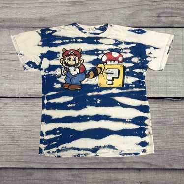 Vintage Acid Washed Bleached Mario Shirt - image 1