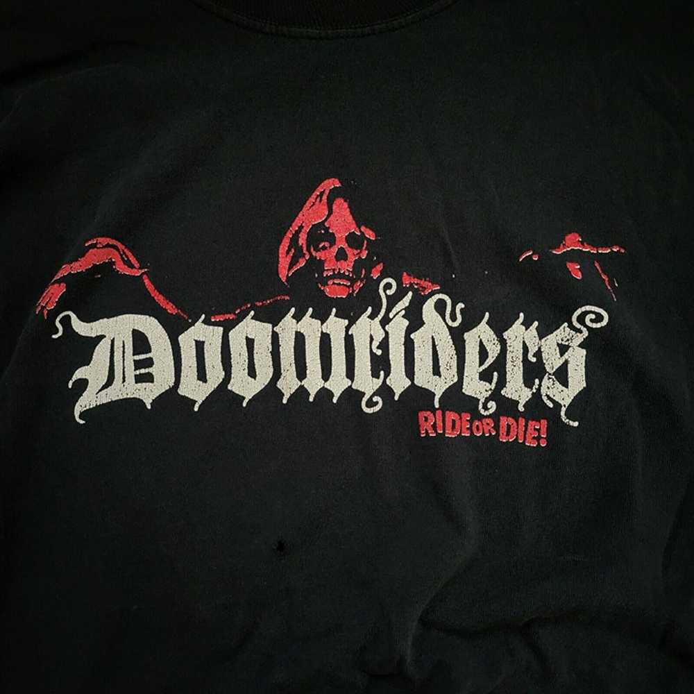 VTG DOOMRIDERS 2005 T-shirt Hardcore Metal ,Doom,… - image 2