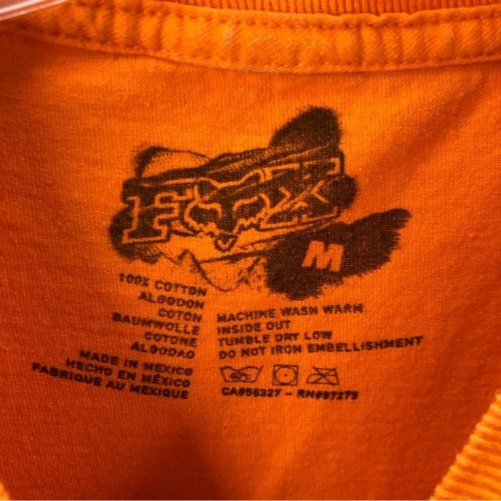 Fox Racing Men’s Medium Logo Spellout Orange Shor… - image 5