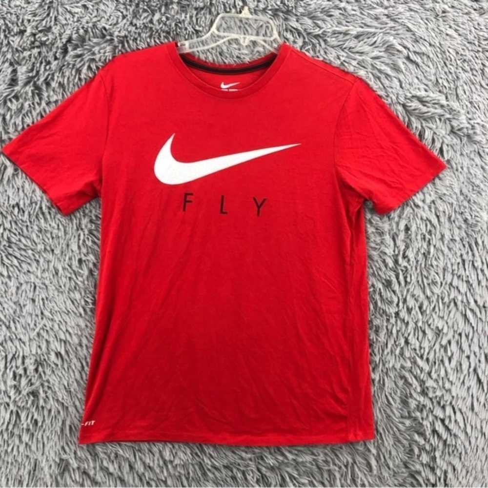 Nike Mens Medium Dri Fit Red White Fly Athletic W… - image 1