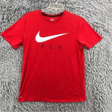Nike Mens Medium Dri Fit Red White Fly Athletic W… - image 1