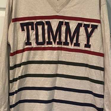 Vtg Tommy Hilfiger Spell Out Shirt