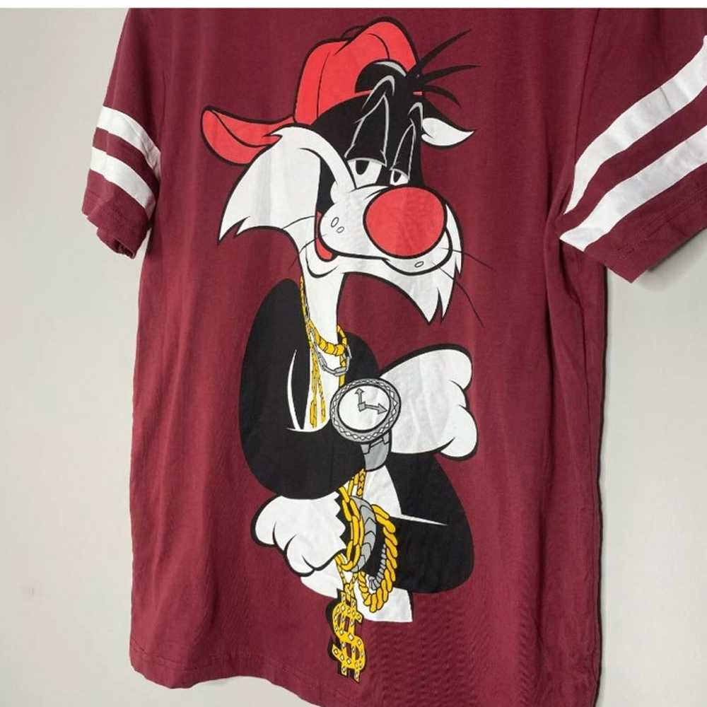 Vintage Looney Tunes Red Graphic T Shirt - image 2