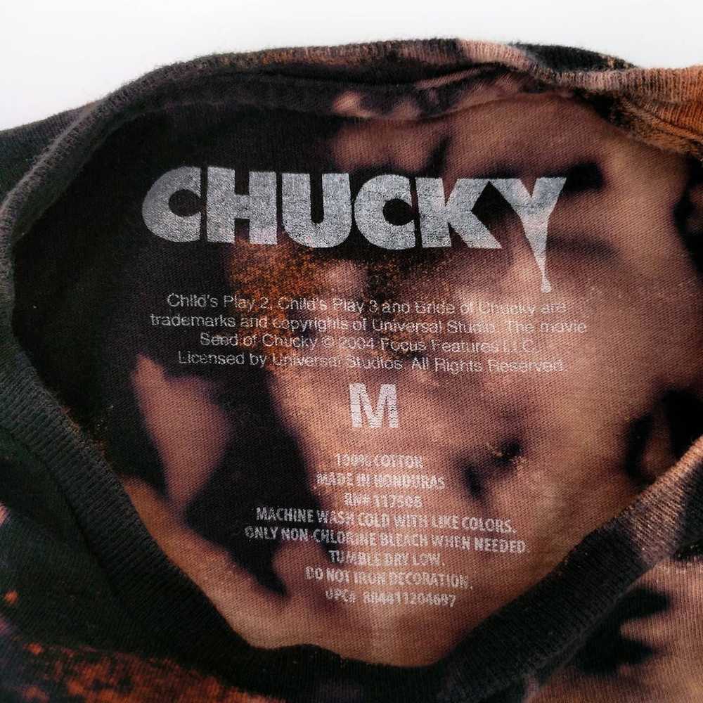 Chucky Child's Play Custom T-Shirt Bleached Tie D… - image 4