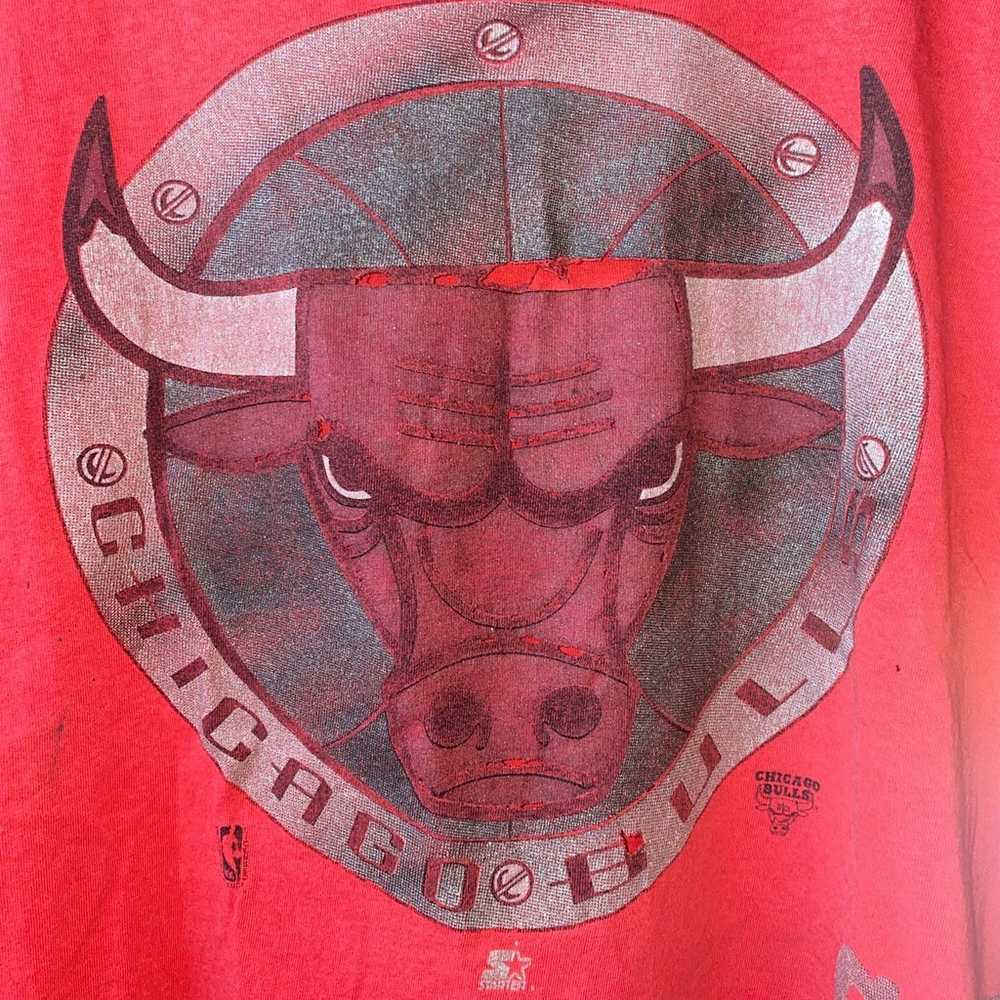 Vintage Starter Bulls Distress Tee - image 2